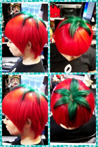 Illustration for article titled You'll Never Forget Japan's Tomato Hairdo